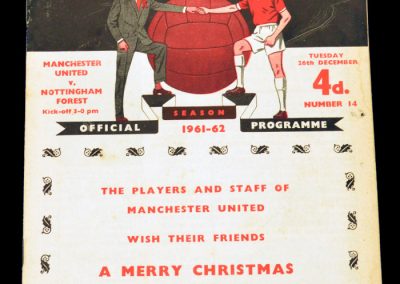 Nottingham Forest v Manchester United 26.12.1961