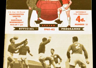 Sheffield Wednesday v Manchester United 17.02.1962 | FA Cup 5th Round