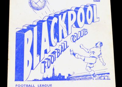 Blackpool FC v Newcastle United 06.11.1954
