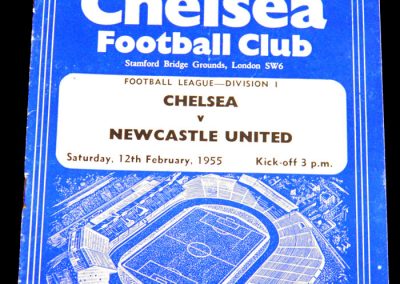 Chelsea v Newcastle United 12.02.1955