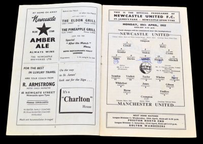 Manchester United v Newcastle United 18.04.1955