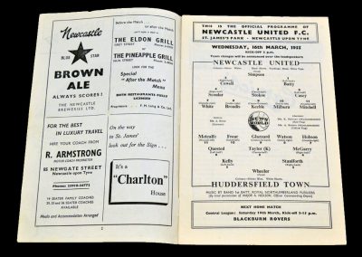 Huddersfield Town v Newcastle United 16.03.1955 | FA Cup 6th Round Replay