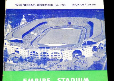 England v West Germany 01.12.1954