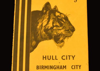 Hull City v Birmingham City 25.04.1955