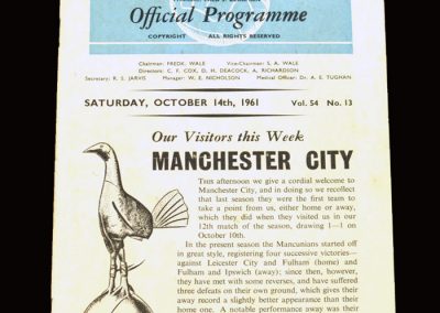 Spurs v Man City 14.10.1961