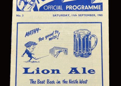 Middlesbrough v Preston 11.09.1965