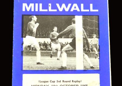 Middlesbrough v Millwall 18.10.1965 - League Cup 3rd Round Replay