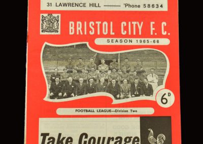 Middlesbrough v Bristol City 11.12.1965