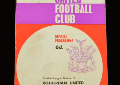 Middlesbrough v Rotherham 01.01.1966