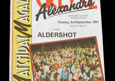 Aldershot v Crewe 03.09.1991