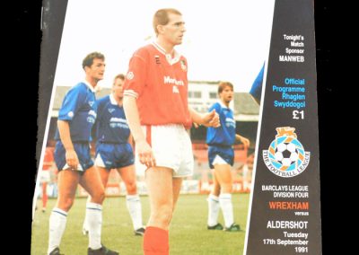 Aldershot v Wrexham 17.09.1991