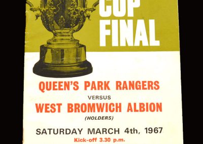 QPR v West Brom 04.03.1967 - League Cup Final (Winners)