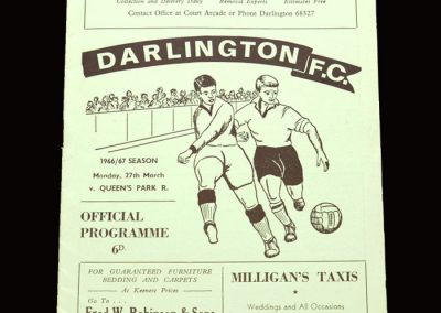 QPR v Darlington 27.03.1967