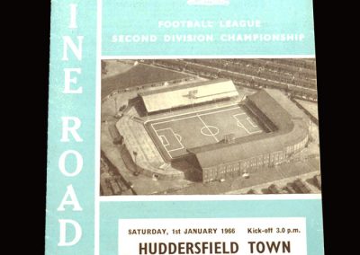 Man City v Huddersfield 01.01.1966