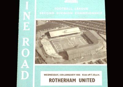 Man City v Rotherham 12.01.1966