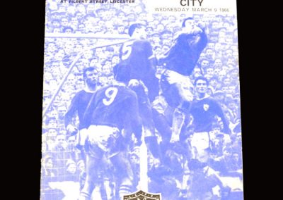 Man City v Leicester 09.03.1966 - FA Cup 5th Round Replay