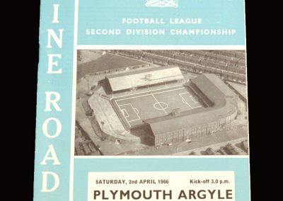 Man City v Plymouth 02.04.1966