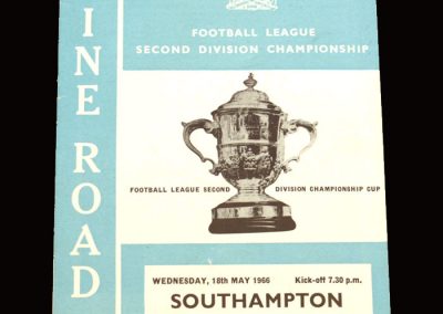 Man City v Southampton 18.05.1966