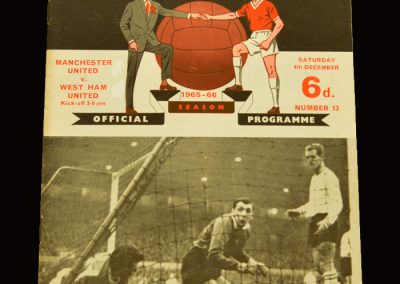Man Utd v West Ham 04.12.1965