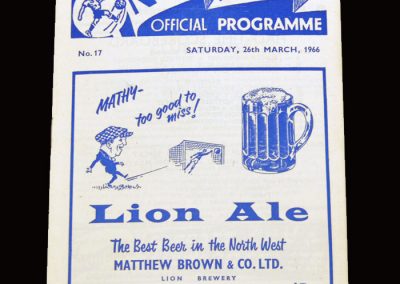 Man Utd v Preston 26.03.1966 - FA Cup 6th Round