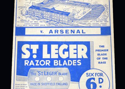 Arsenal v Sheff Wed 02.03.1935 - FA Cup 6th Round