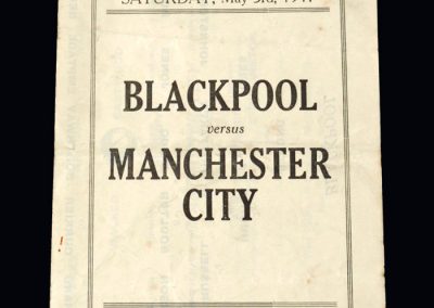 Blackpool v Man City 03.05.1941