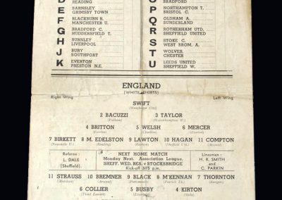England Army v Scotland Army 04.04.1942