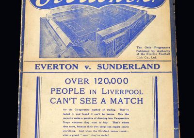 Everton v Sunderland 15.04.1938
