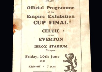 Everton v Celtic 10.06.1938 - Empire Cup