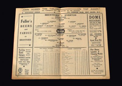 Everton v Brentford 31.12.1938