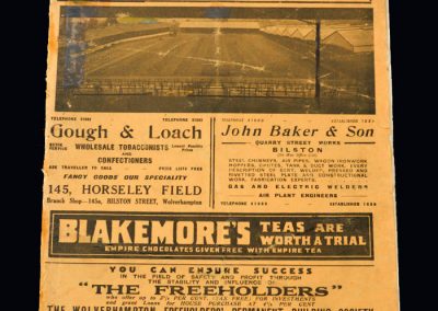 Everton v Wolves 04.03.1939
