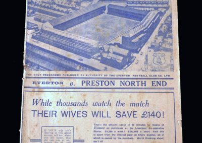Everton v Preston 15.04.1939
