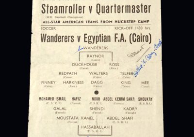 Wanderers v Egyptian FA 11 02.01.1944 (Finney, Mee)