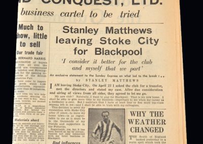 Daily Express Stan Matthews Article 04.05.1947