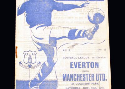 Man Utd v Everton 16.11.1946