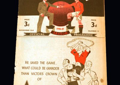 Man Utd v Huddersfield 23.11.1946