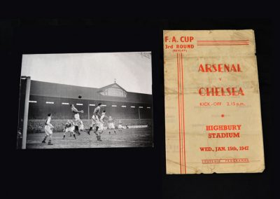 Chelsea v Arsenal 15.01.1947 - FA Cup 3rd Round Replay (pirate)