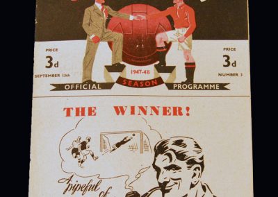 Man Utd v Sheff Utd 13.09.1947