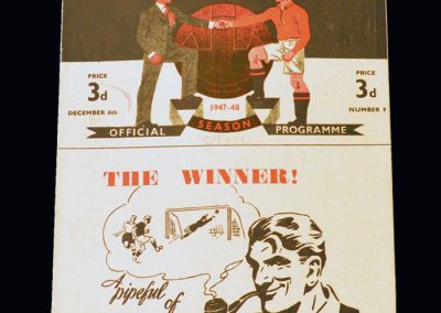 Man Utd v Blackpool 06.12.1947