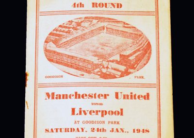Man Utd v Liverpool 24.01.1948 - FA Cup 4th Round