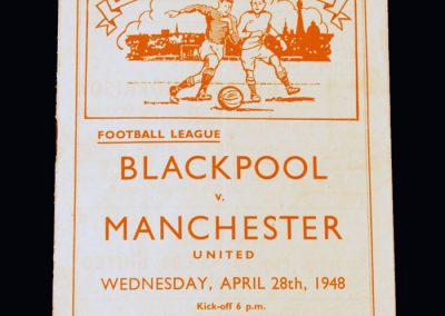 Man Utd v Blackpool 28.04.1948