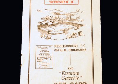 Middlesbrough v Spurs (Champions) 21.04.1951