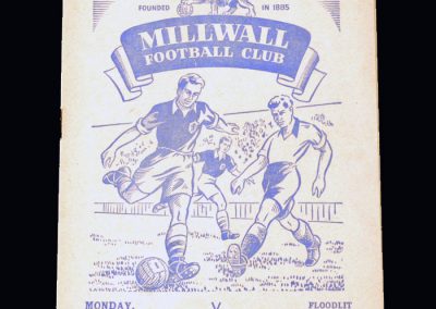 Man Utd A v Millwall 05.10.1953 (friendly)