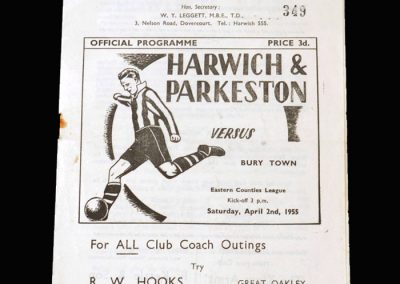 Harwich v Bury Town 02.04.1955