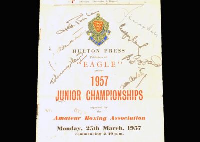 Junior ABA Championship 25.03.1957 (Stan gets an award)