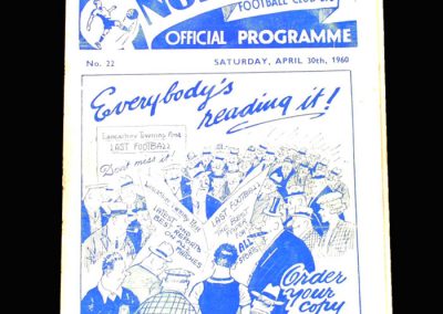 Preston v Luton 30.04.1960 (Finneys last game)