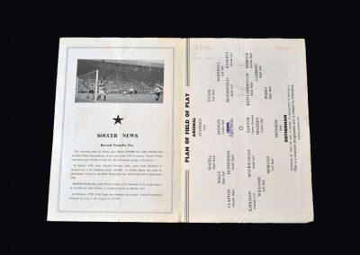 Arsenal v Rotherham 18.01.1960 - FA Cup 3rd Round 2nd Replay 2-0 (pirate)