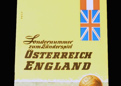 England v Austria 27.05.1967 (Last International)