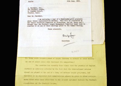Internal FA & League correspondence