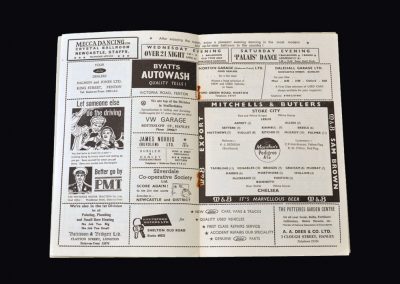Stoke v Chelsea 27.02.1965 (listed to play but didn't and Fulham game stands as his last league appearance)
